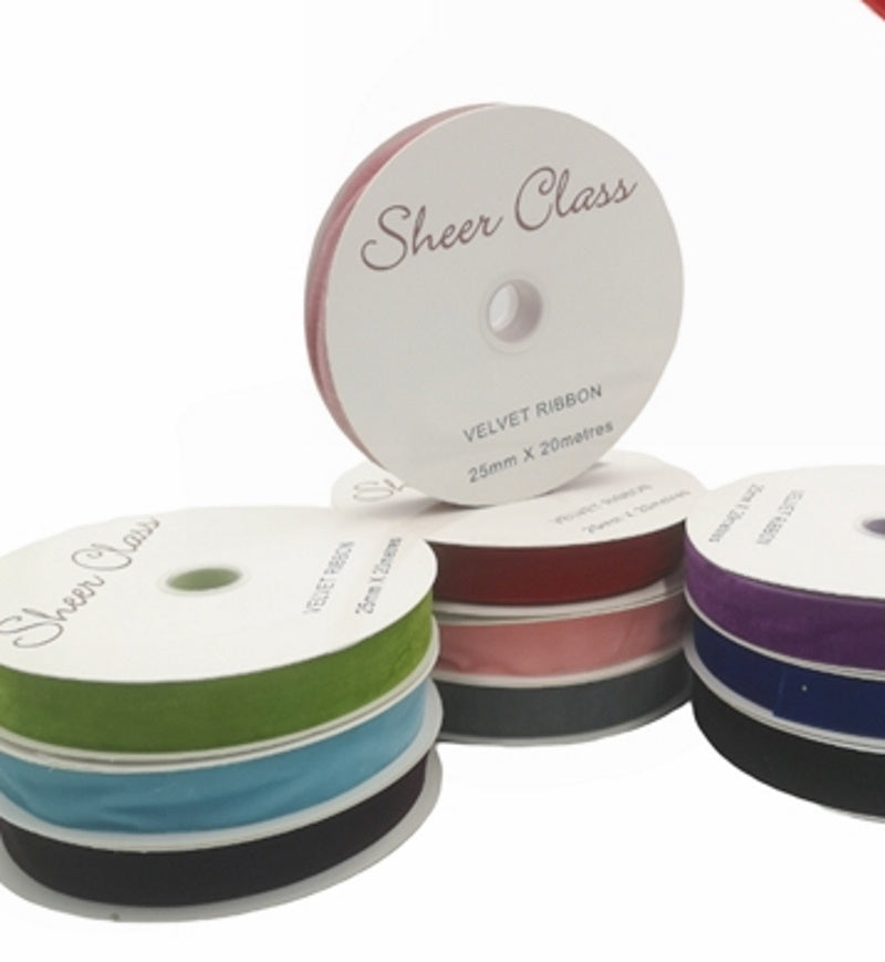 Velvet Ribbon (25mm X 20m)