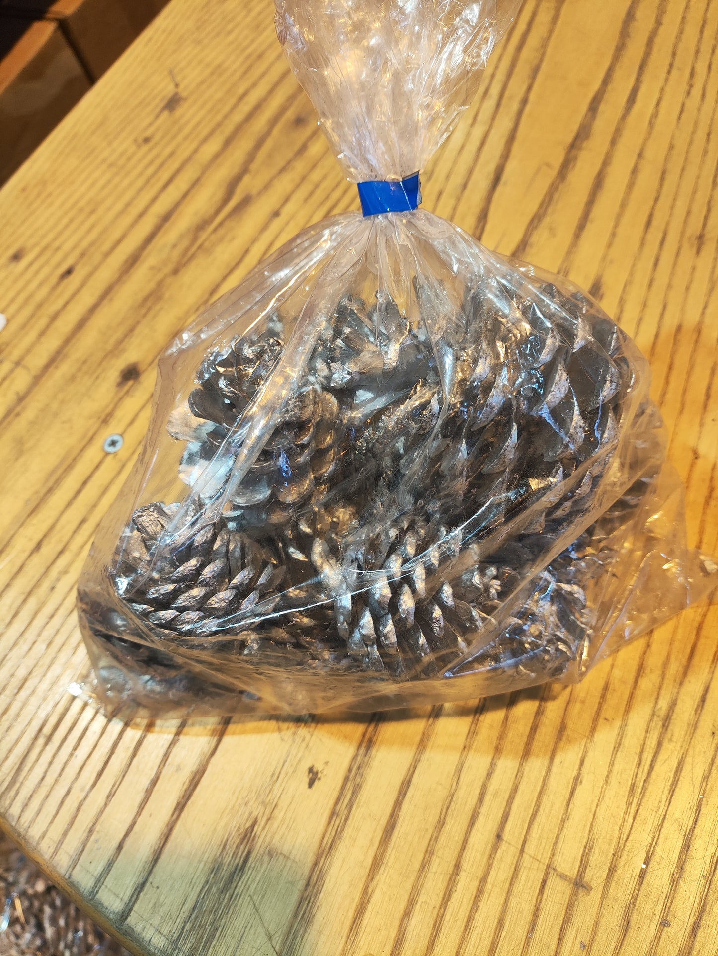 Silver Pinecones