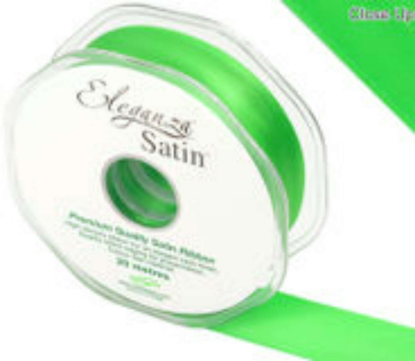 Green Satin Ribbon (20m)