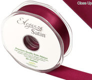 Burgundy Satin Ribbon (20m)