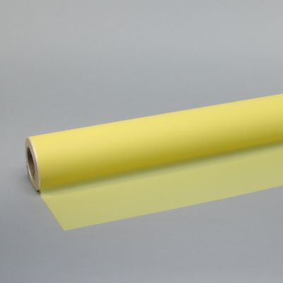Cellophane Frosted Lemon Yellow (80cm Wide) (Not Transparent)
