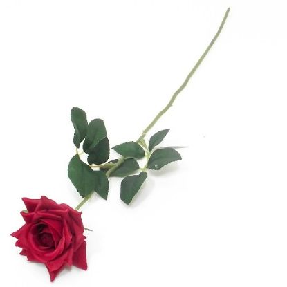 Artificial Red Rose 53cm (8cm Head)