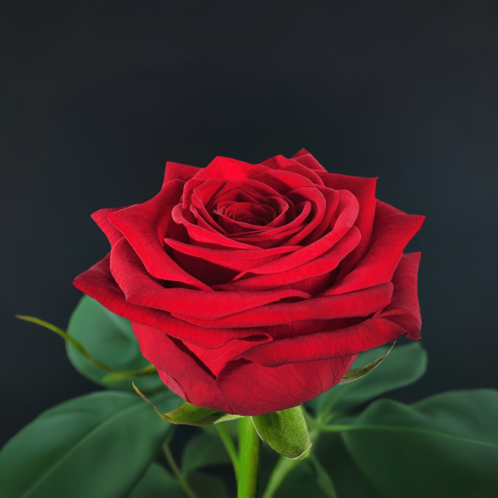 Premium Rose Red Naomi (×10) 60cm