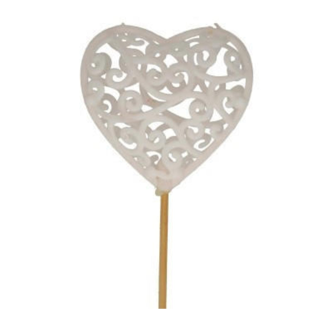 Felt Heart On Stick