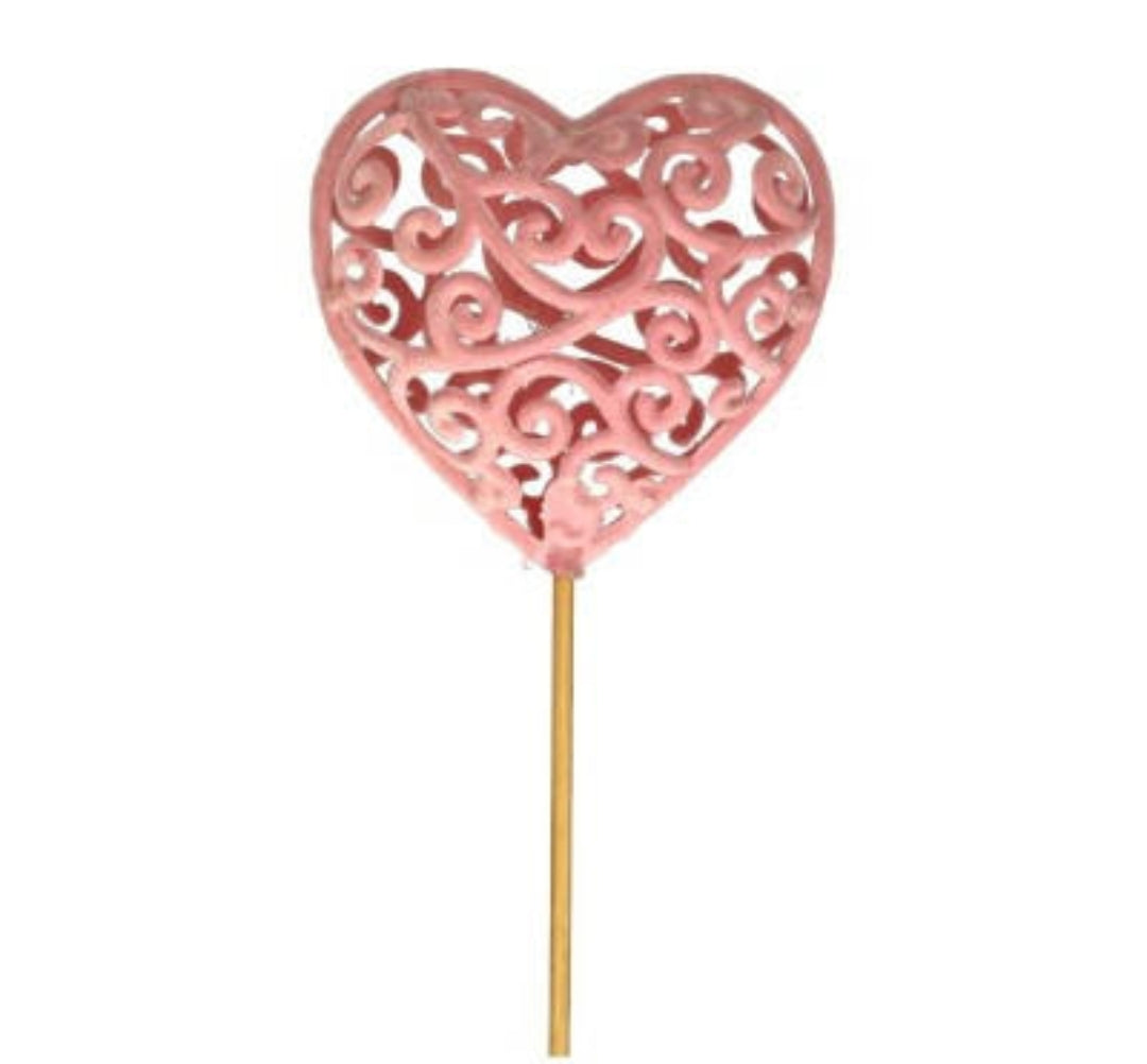 Felt Heart On Stick