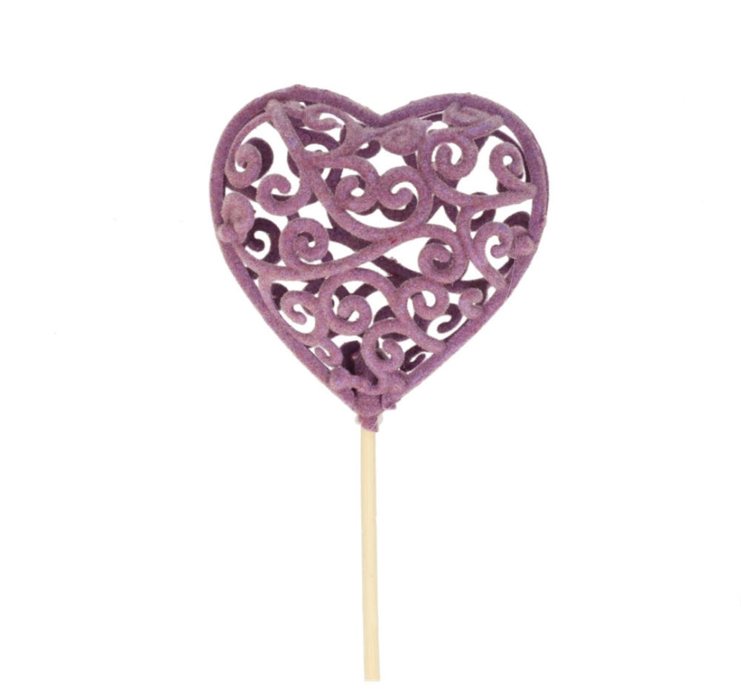 Felt Heart On Stick