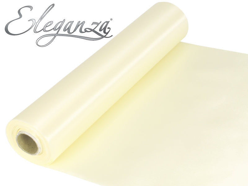Ivory Satin Roll (29cm × 20m)