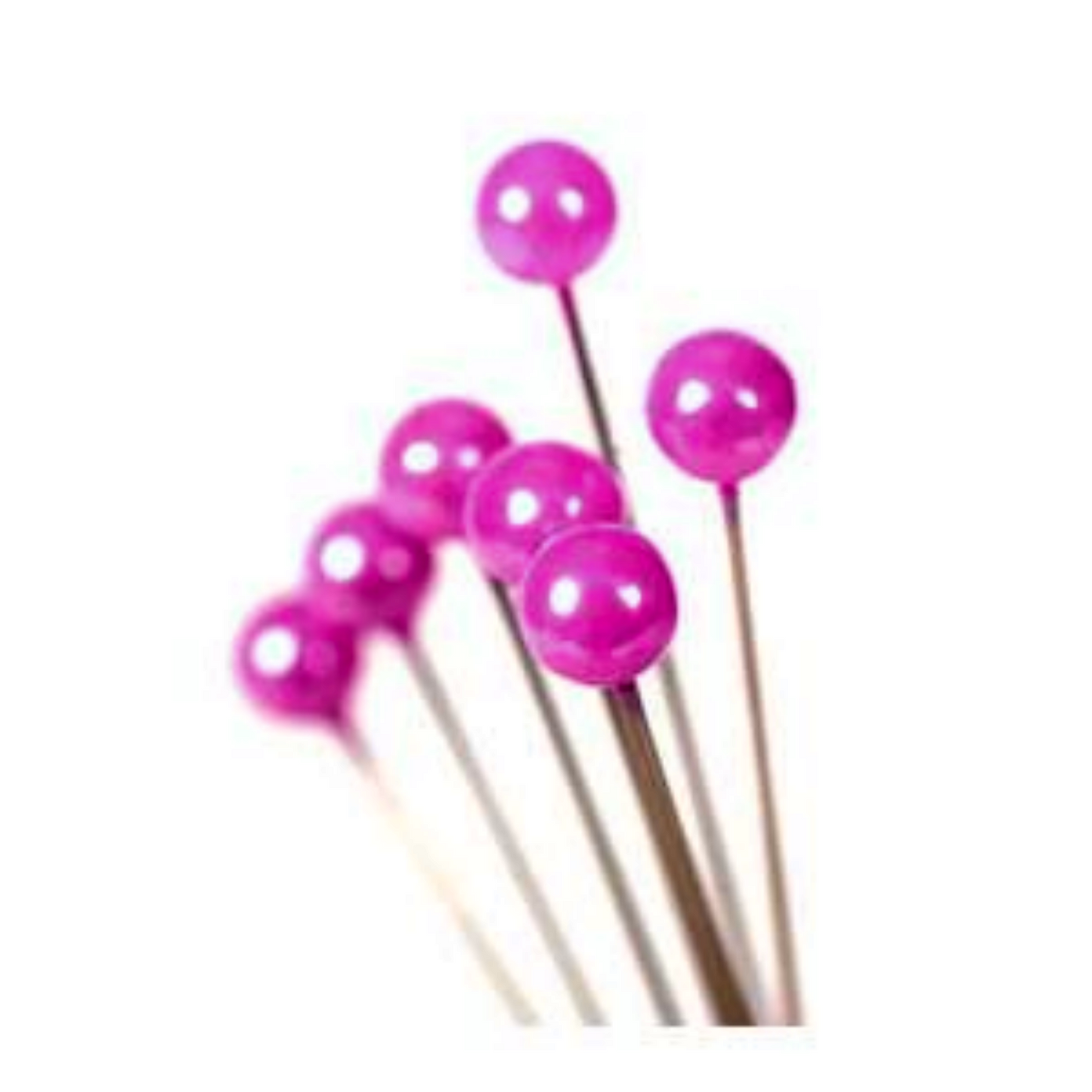Pearl Pins Hot Pink 4cm Length, 0.4cm Head (100 Pieces)