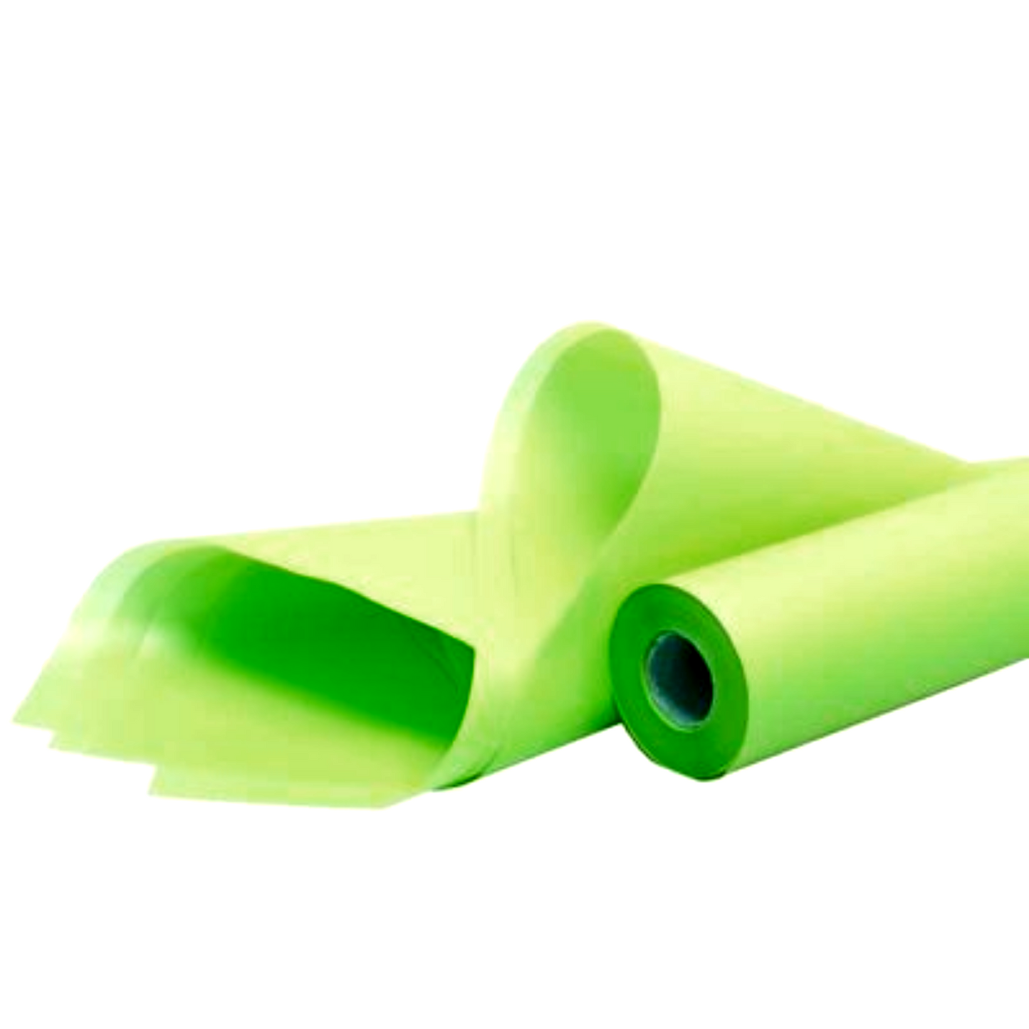 Cellophane Frosted Lime Green(80cm Wide) (Not Transparent)