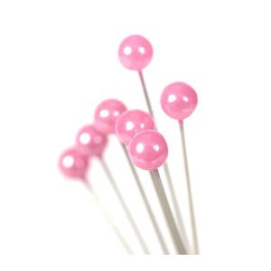 Pearl Pins Light Pink 4cm Length, 0.4cm Head (100 Pieces)