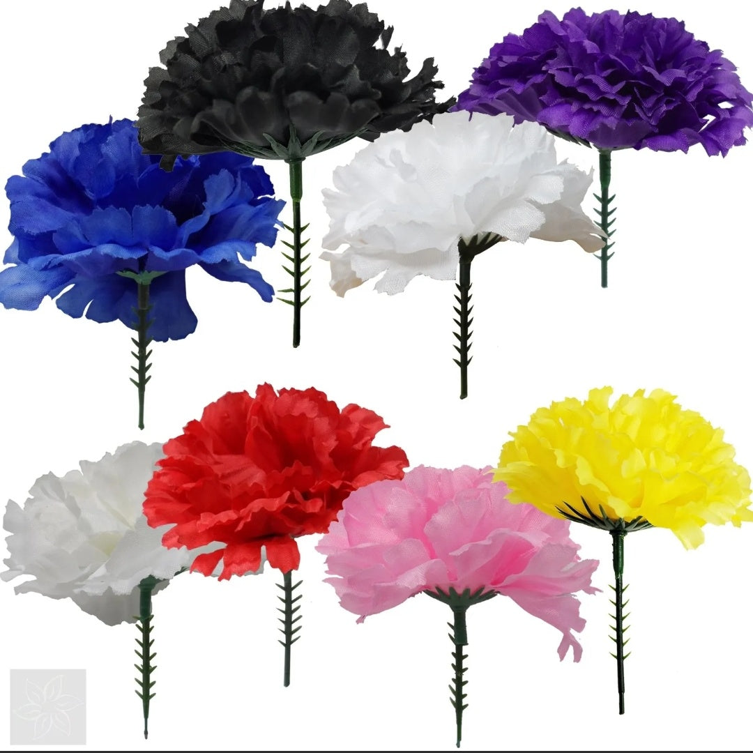 Artificial Carnations Heads (×144)
