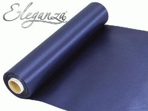 Navy Blue Satin Roll (29cm × 20m)