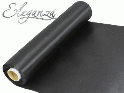 Black Satin Roll (29cm × 20m)