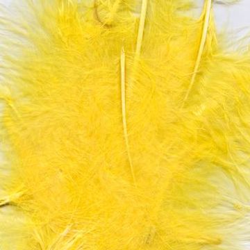 Large Yellow Craft Feathers (8g)