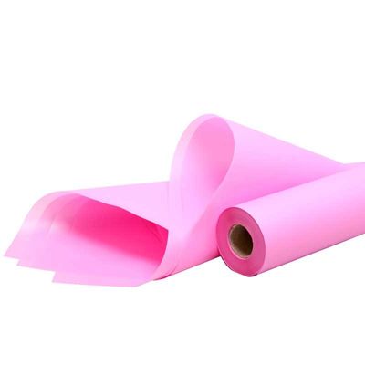 Cellophane Frosted Pale Pink (80cm Wide) (Not Transparent)