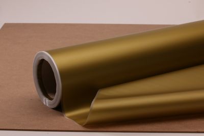 Cellophane Frosted Gold (80cm Wide) (Not Transparent)